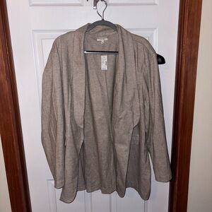 Maurices Light Brown Open Front Blazer